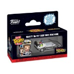 Back to the Future - Marty McFly & Delorean Bitty Pop! Ride - Packshot 2