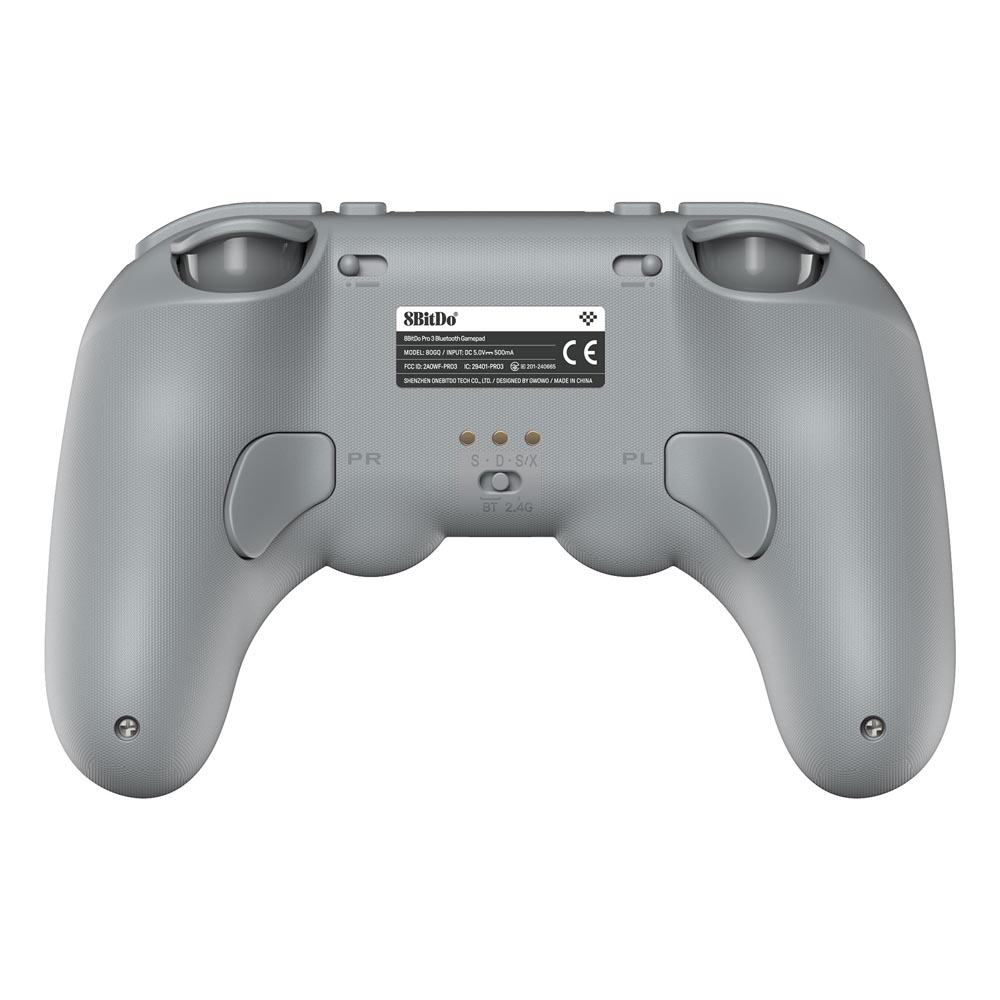 8BitDo Pro 3 Bluetooth Gamepad – Grey - Packshot 4