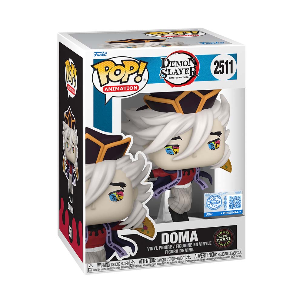 Demon Slayer - Doma with War Fans Pop! Vinyl Figure - Packshot 4