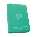 Palms Off Gaming - Collector's Series 4 Pocket Zip Trading Card Binder - Turquoise - Packshot 1