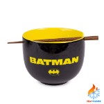 DC Comics - Batman - Logo Heat Change Ramen Bowl with Chopsticks - Packshot 1