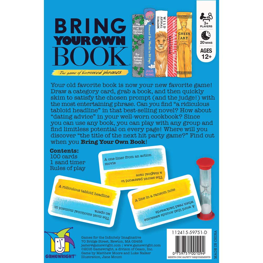 Happy Camper Games: Bring Your Own Book - Packshot 3
