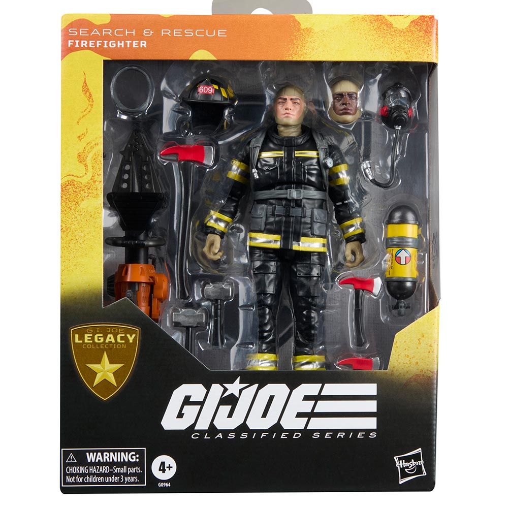 G.I. Joe - Classified Series Legacy - Search & Rescue Firefighter Action Figure - Packshot 6