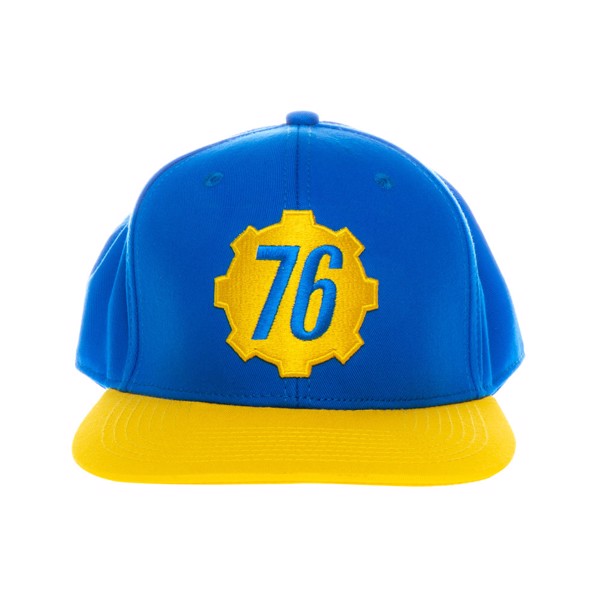 Yellow Logo Adjustable cap Black Fallout cap 76 Yellow Logo Adjustable cap Black Fallout cap 76