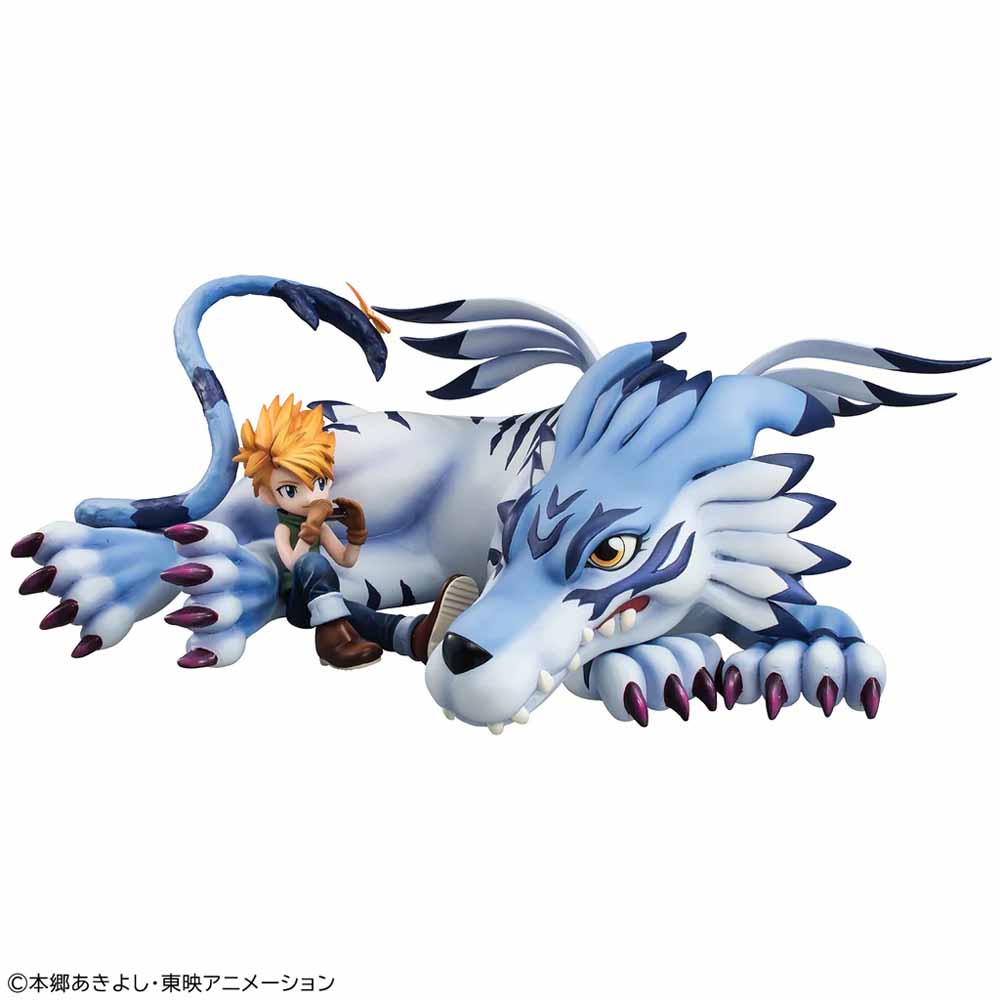 Digimon - Garurumon & Yamato Ishida G.E.M. Series Statue - Packshot 2