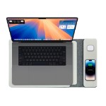 Laser Wireless Charging Laptop Sleeve Up to 16 Inch - Grey - Packshot 3