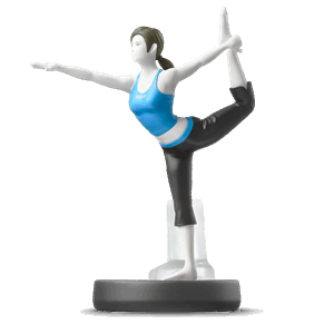 Nintendo amiibo (Super Smash Bros.) - Wii Fit Trainer Character Figure (preowned)