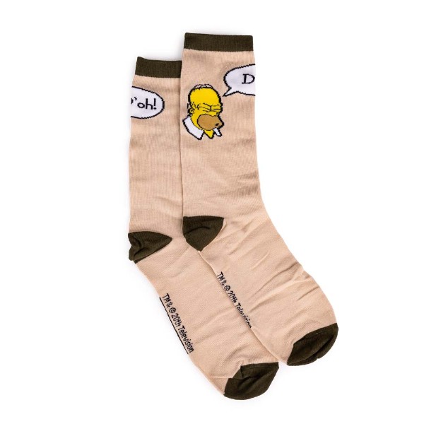 The Simpsons - Homer & Ned Flanders Crew Sock 4-Pack - Packshot 2