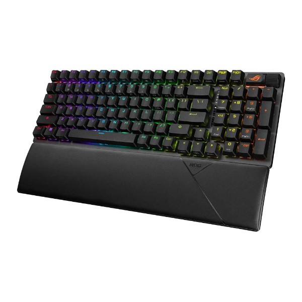 ASUS ROG - Strix Scope II 96 Wireless Keyboard (NX Snow Switch) - Black - Packshot 3