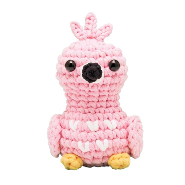 The WOOBLES - Zoe the Flamingo Crochet Kit - Packshot 1