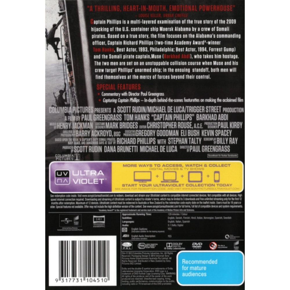 Captain Phillips - Packshot 2