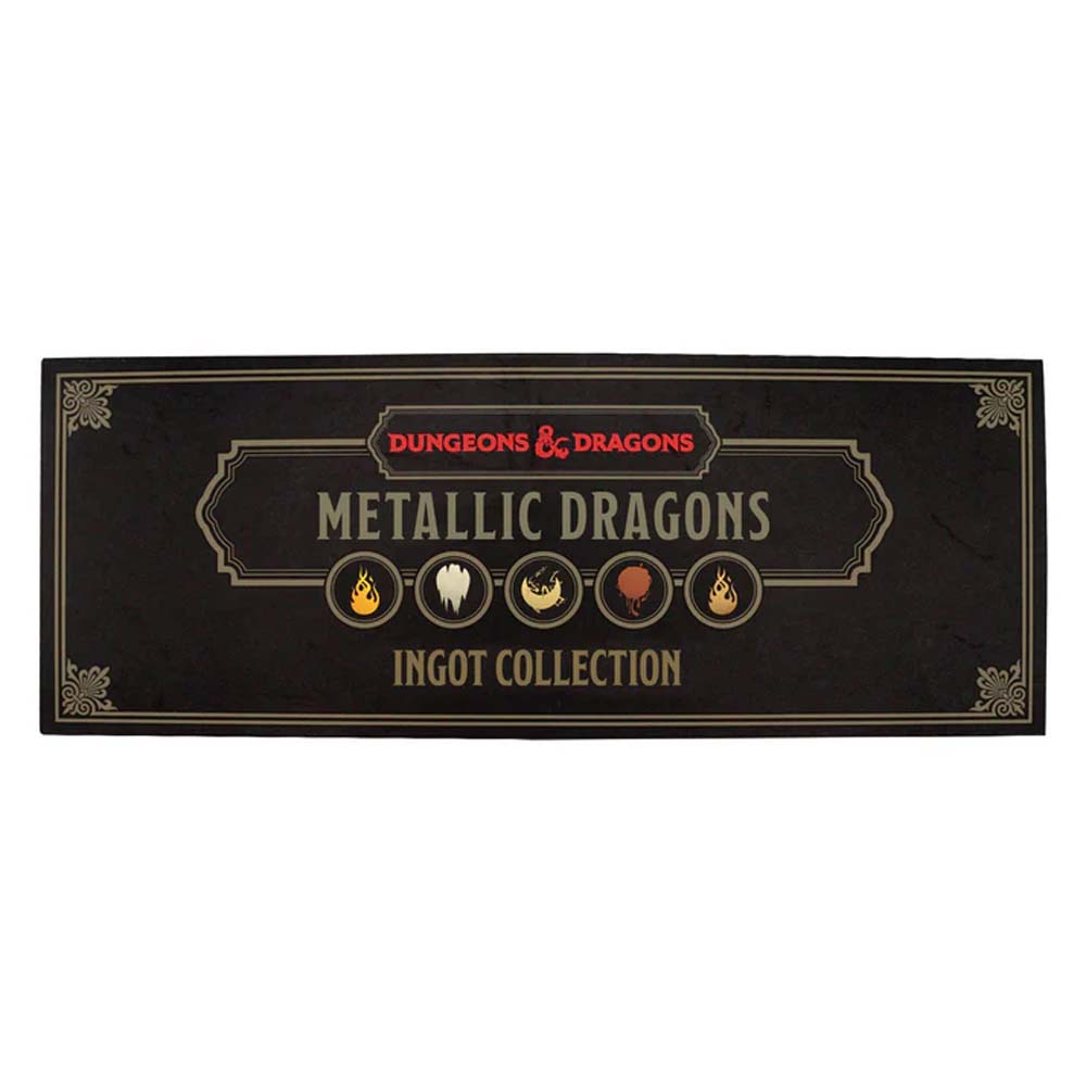 Dungeons & Dragons – Metallic Dragons Ingots 5-Set - Packshot 3