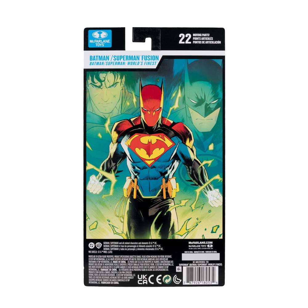 DC Comics - Superman - Batman (Superman World's Finest) Action Figure - Packshot 6