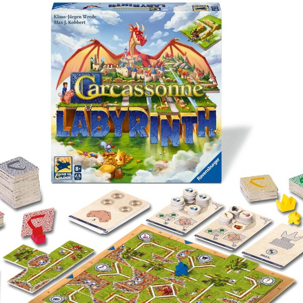 Labyrinth - Carcassonne Board Game - Packshot 3