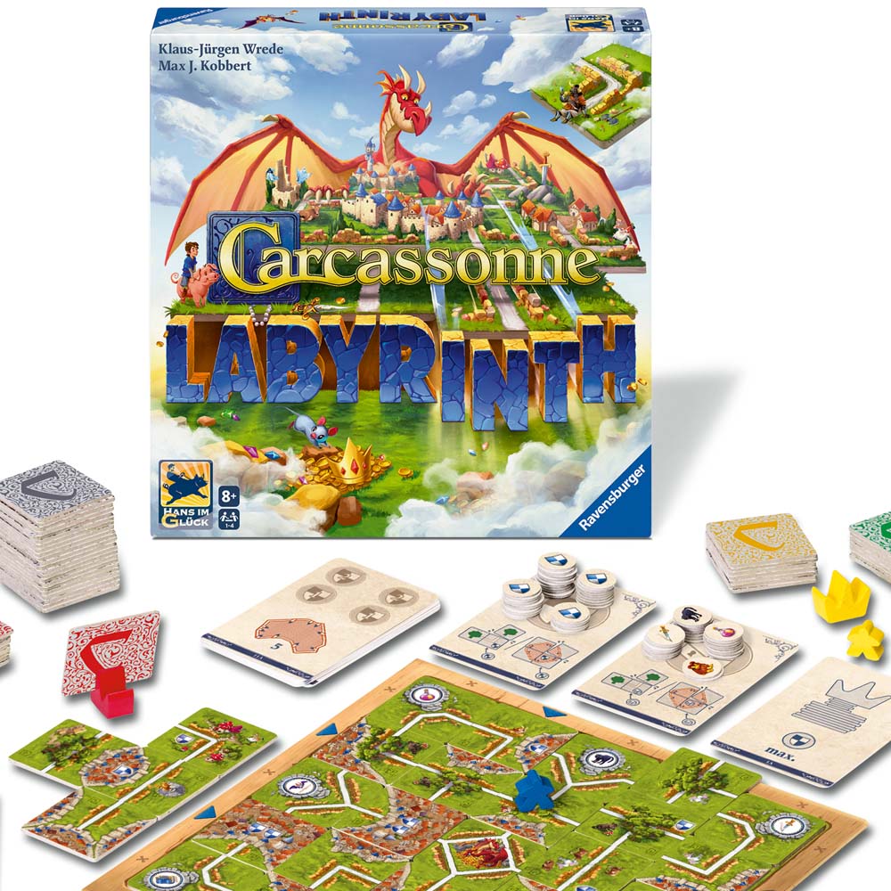 Labyrinth - Carcassonne Board Game - Packshot 3
