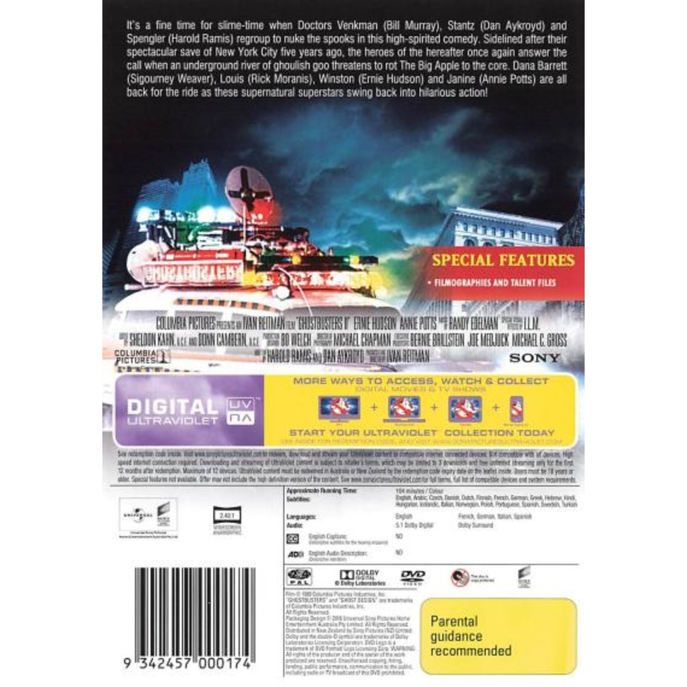 Ghostbusters II - Packshot 2