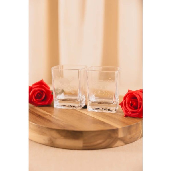One Piece - Luffy & Zoro Glass Tumbler 2-Pack - Packshot 4