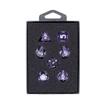 Tabletop - RPG 7-Set Dice - Glitter Purple - Packshot 2