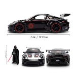 Star Wars - Darth Vader & Porsche 911 GT3 RS (992) 1/24th Scale Vehicle Replica - Packshot 2