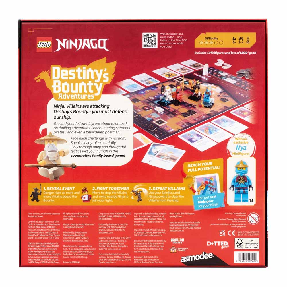 LEGO Ninjago Destiny's Bounty Adventures Board Game - Packshot 5