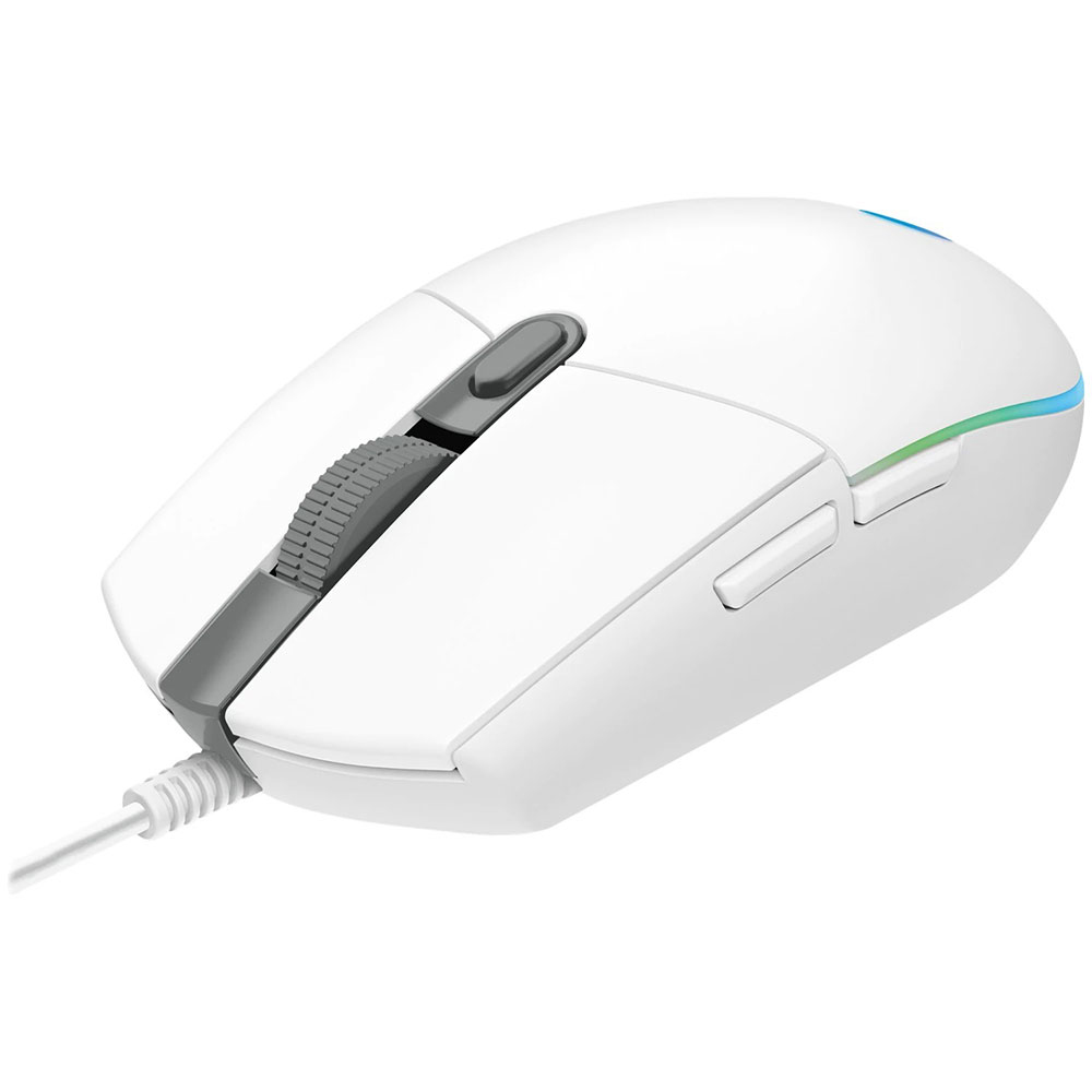 Logitech G203 Lightsync RGB Gaming Mouse - White - Packshot 2