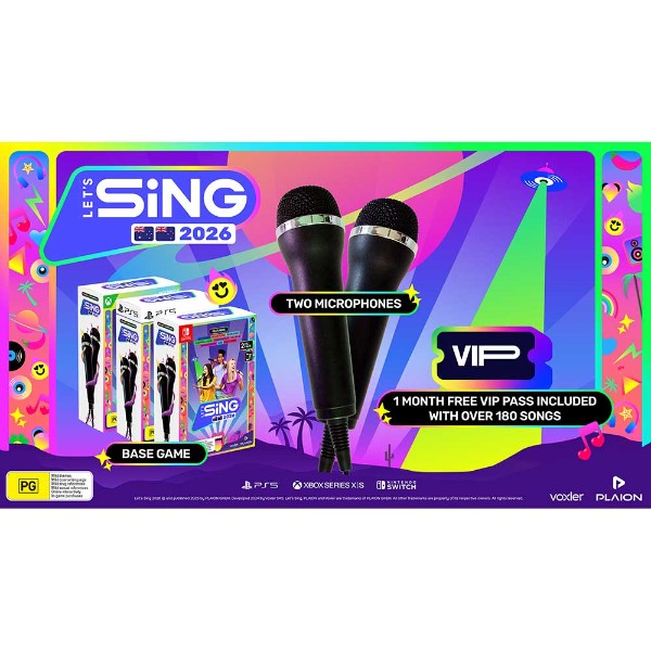 Let's Sing 2026 - 2-Mic Bundle - Packshot 2