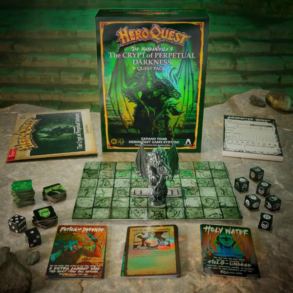 HeroQuest - Joe Manganiello’s The Crypt of Perpetual Darkness Quest Pack Board Game (Expansion) - Packshot 5