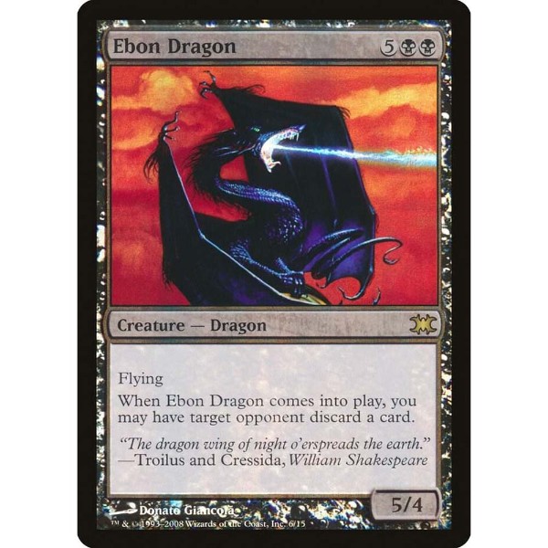 Magic: The Gathering - TCG - From the Vault: Dragons - Ebon Dragon 6 Foil - Packshot 1