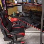 X Rocker Battlebunk Gaming High Sleeper Bed with Desk - Packshot 4
