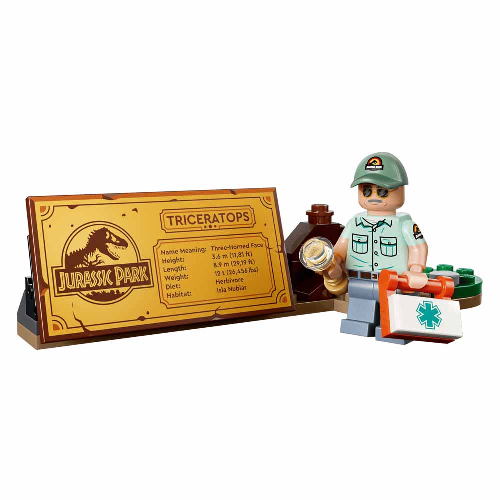 Jurassic Park – LEGO Dinosaur Fossils: Triceratops #77985 - Packshot 5