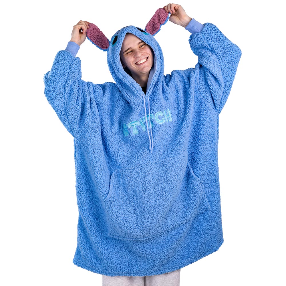 Disney - Lilo & Stitch - Stitch Fluffy Oversized Blanket Hoodie - Packshot 5