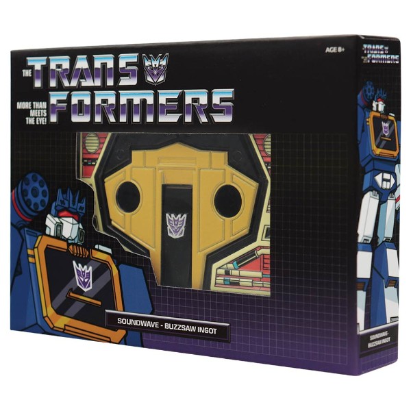 Transformers - Soundwave Buzzsaw Casette Tape Ingot Replica - Packshot 3