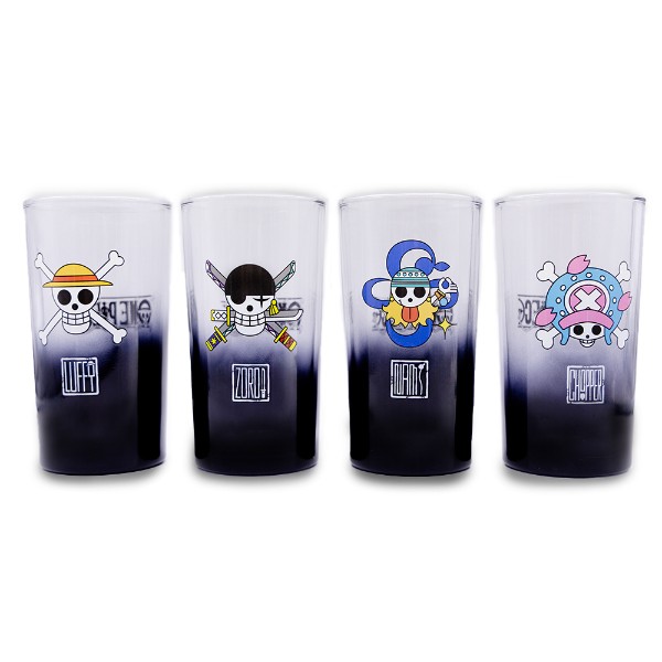 One Piece - Straw Hat Skulls Glass 4-Pack - Packshot 1