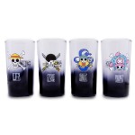 One Piece - Straw Hat Skulls Glass 4-Pack