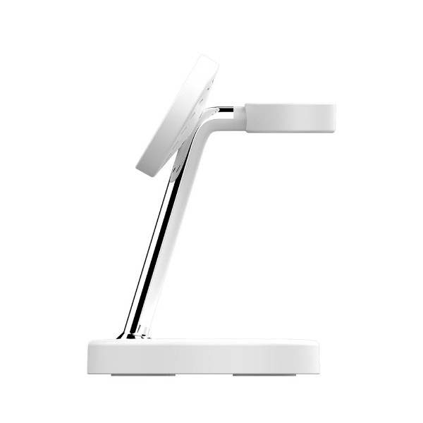 Laser 3 in 1 Wireless Charging Station - White - Packshot 3
