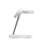 Laser 3 in 1 Wireless Charging Station - White - Packshot 3