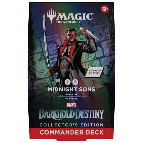 Magic: The Gathering - TCG - Marvel: Darkhold Destiny Commander Deck Collector's Edition - Midnight Sons - Packshot 1