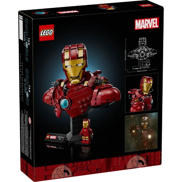 Marvel - LEGO Iron Man MK4 Bust 76327 - Packshot 5