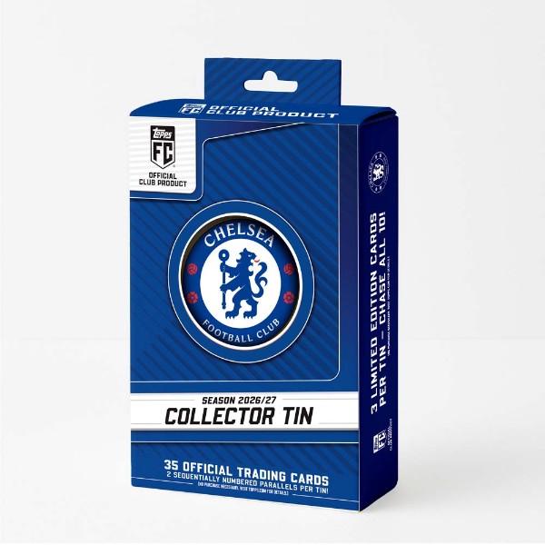 Premier League - TC - Topps Chelsea FC 2026/27 Collector Tin - Packshot 2