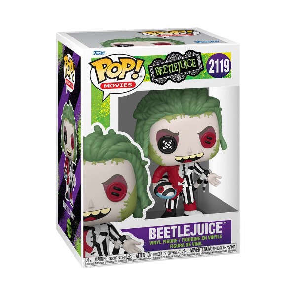 Beetlejuice - Beetlejuice (Patchwork) Pop! Vinyl Figure - Packshot 2