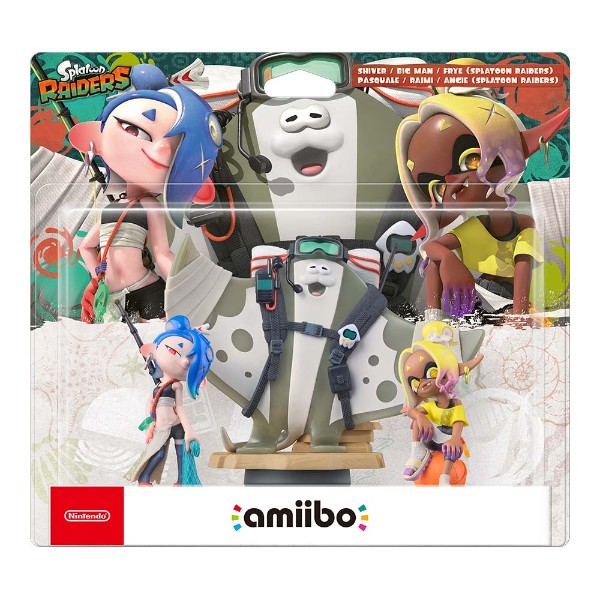 Nintendo amiibo (Splatoon Raiders) - Shiver, Frye & Big Man Figures - Packshot 1