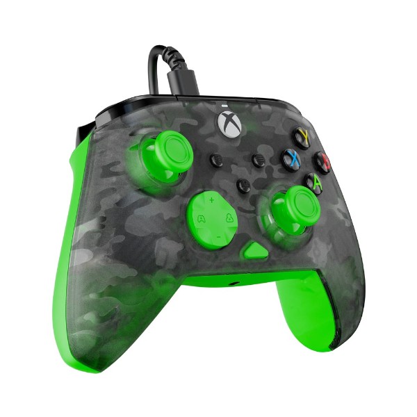 Turtle Beach - Rematch Core Wired Controller for Xbox – Ghost Black Camo/Green - Packshot 3