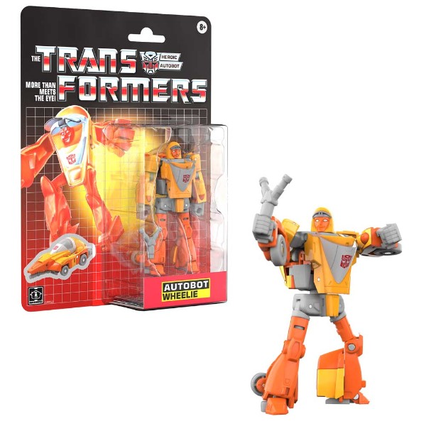 Transformers - G1 Autobot Wheelie Retro Action Figure - Packshot 4