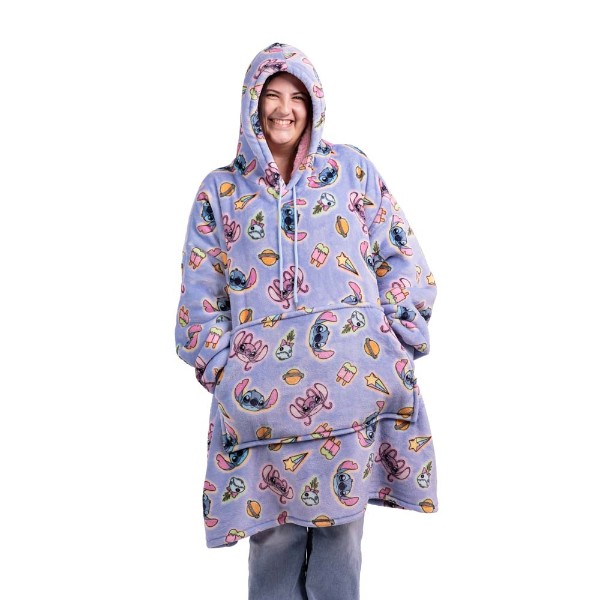Disney - Lilo & Stitch - Stitch & Angel Oversized Blanket Hoodie - Packshot 1