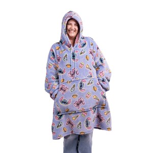 Disney - Lilo & Stitch - Stitch & Angel Oversized Blanket Hoodie