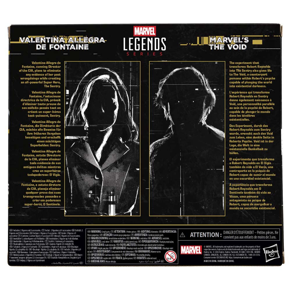 Marvel - Marvel Legends Series Valentina Allegra de Fontaine and Marvel's The Void Action Figure 2-Pack - Packshot 4