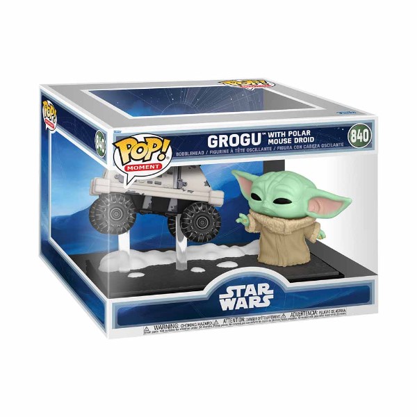 Star Wars – The Mandalorian & Grogu – Grogu with Polar Mouse Droid Pop! Moment - Packshot 2