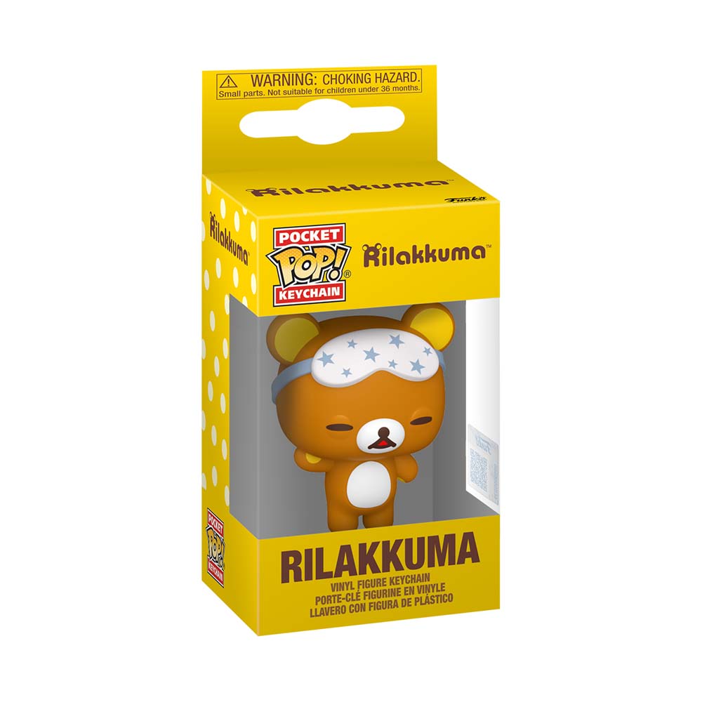 Rilakkuma - Rilakkuma (Sleepy) Pocket Pop! Keyring - Packshot 2