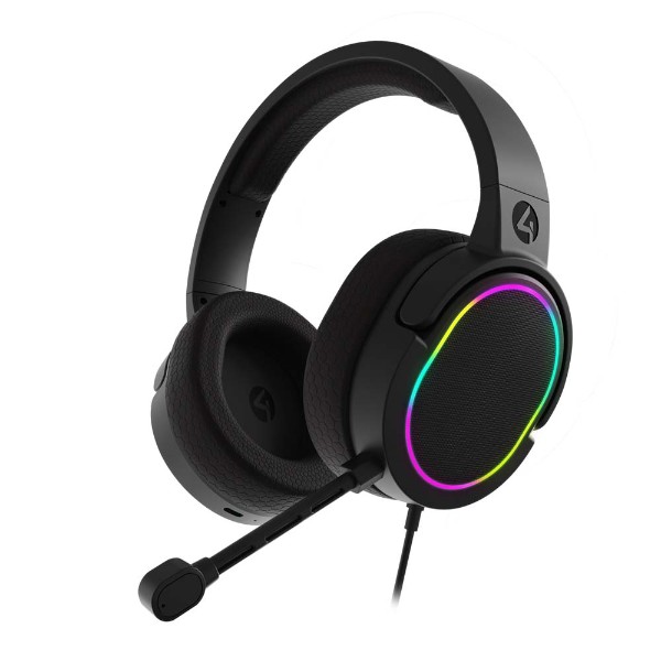 4Gamers Panther LED Light Up RGB Premium Wired Gaming Headset - Packshot 1