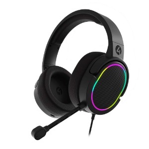4Gamers Panther LED Light Up RGB Premium Wired Gaming Headset